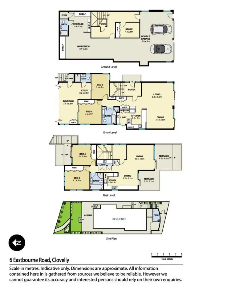 Floorplan of Homely house listing, 6 Eastbourne Avenue, Clovelly NSW 2031