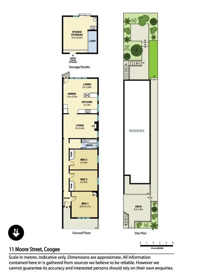 Floorplan of Homely house listing, 11 Moore Street, Coogee NSW 2034