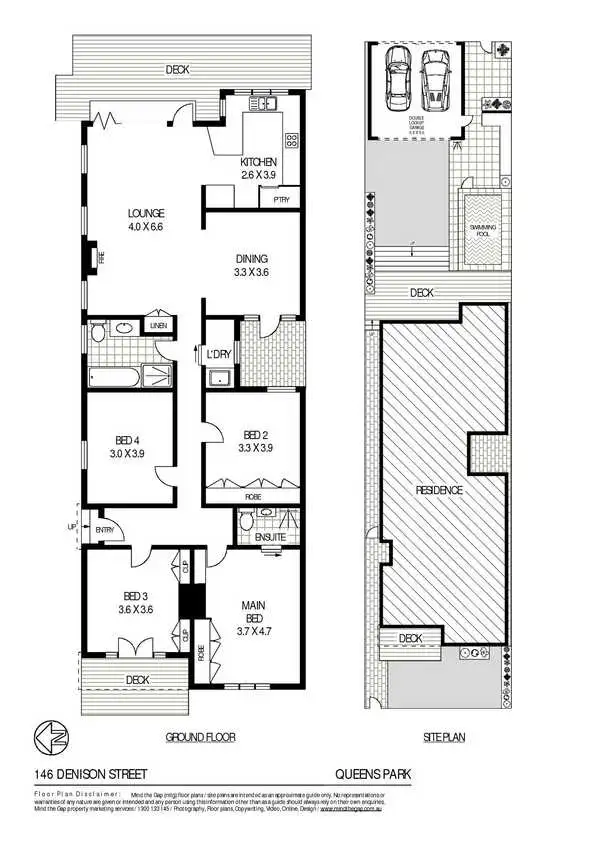 Floorplan of Homely house listing, 146 Denison Street, Queens Park NSW 2022