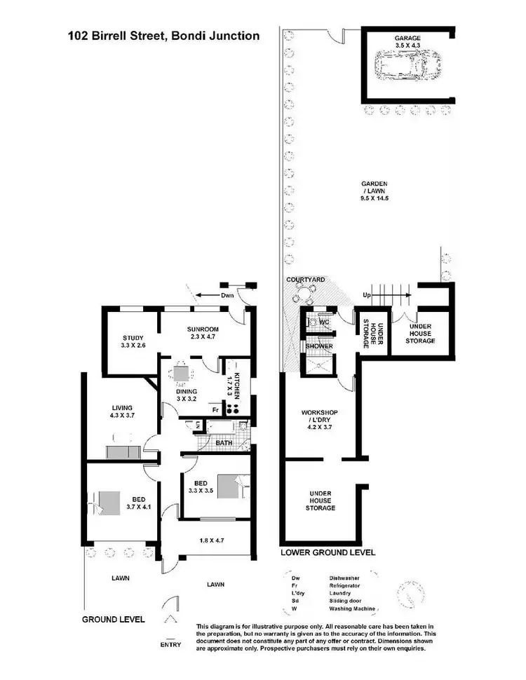Floorplan of Homely house listing, 102 Birrell Street, Bondi Junction NSW 2022