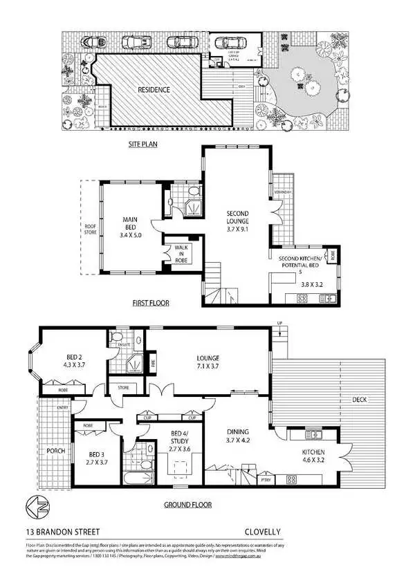 Floorplan of Homely house listing, 13 Brandon Street, Clovelly NSW 2031