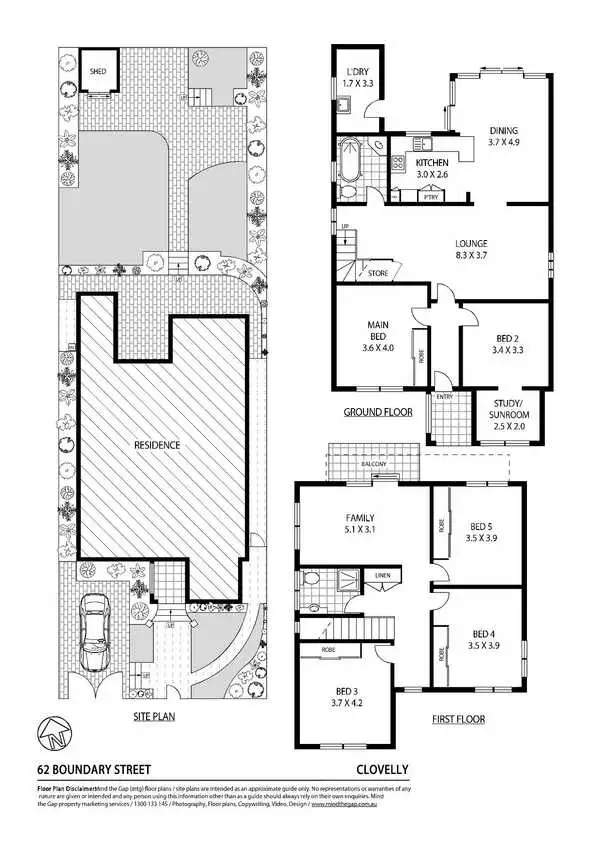 Floorplan of Homely house listing, 62 Boundary Street, Clovelly NSW 2031