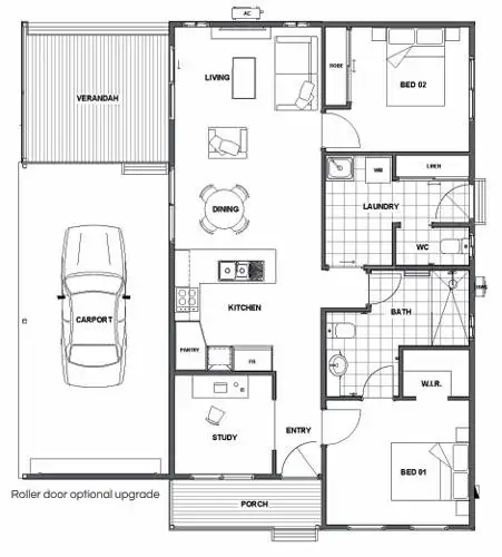 Floorplan of Homely house listing, 18/34 Ellen Mcdondald Drive, Baranduda VIC 3691