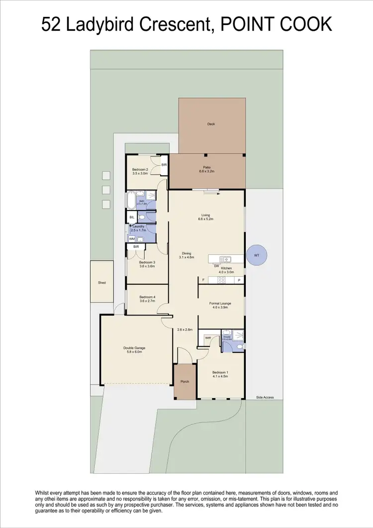 Floorplan of Homely house listing, 52 Ladybird Crescent, Point Cook VIC 3030