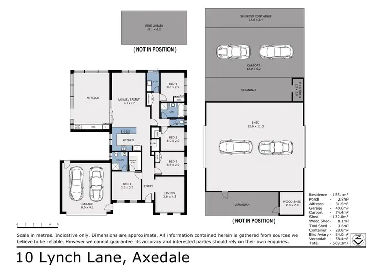 Floorplan of Homely house listing, 10 Lynch Lane, Axedale VIC 3551