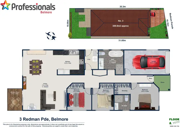 Floorplan of Homely house listing, 3 Redman Parade, Belmore NSW 2192
