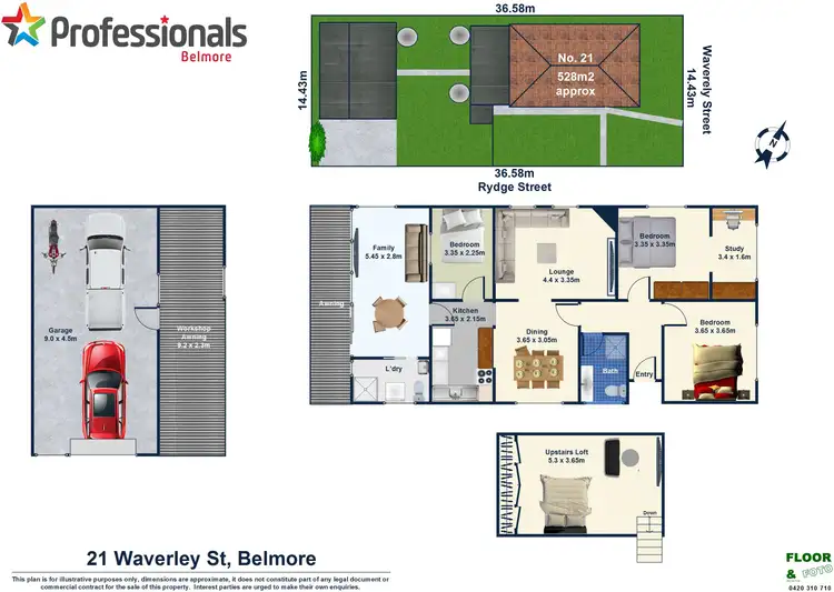 Floorplan of Homely house listing, 21 Waverley Street, Belmore NSW 2192