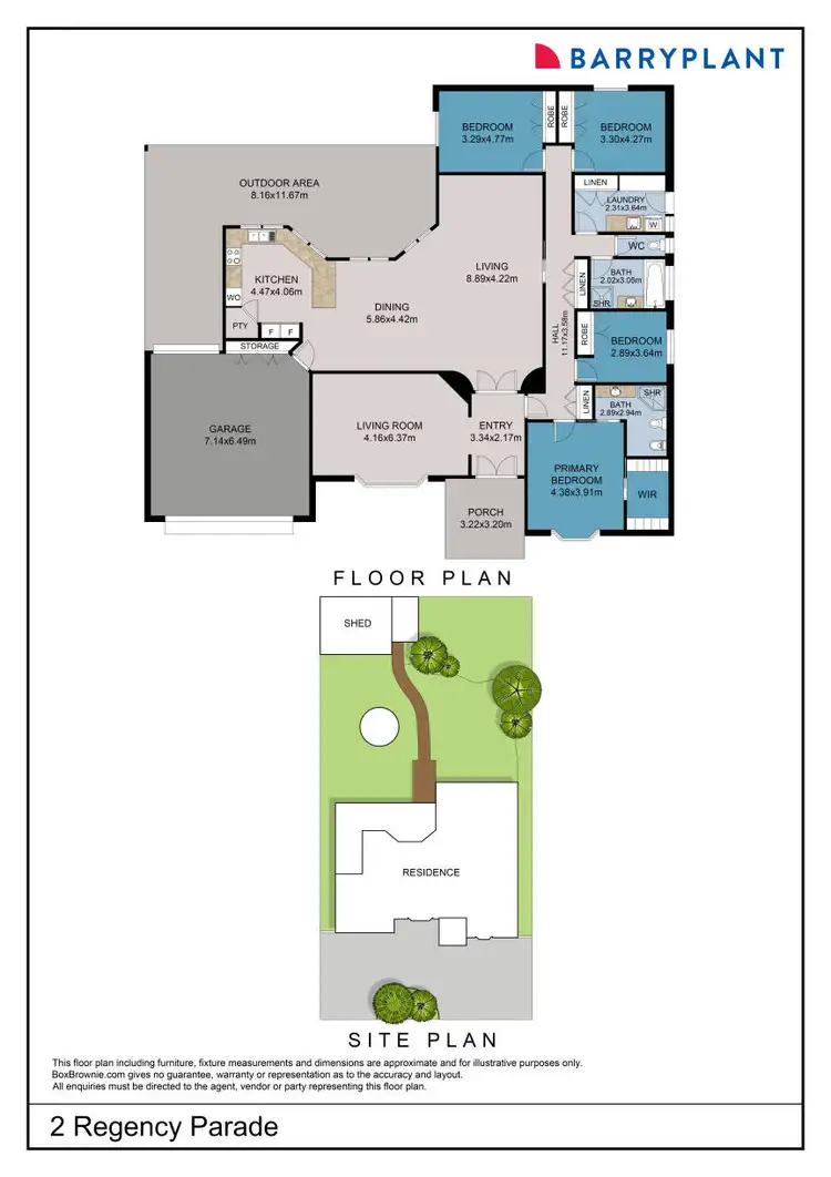 Floorplan of Homely house listing, 2 Regency Parade, Mildura VIC 3500