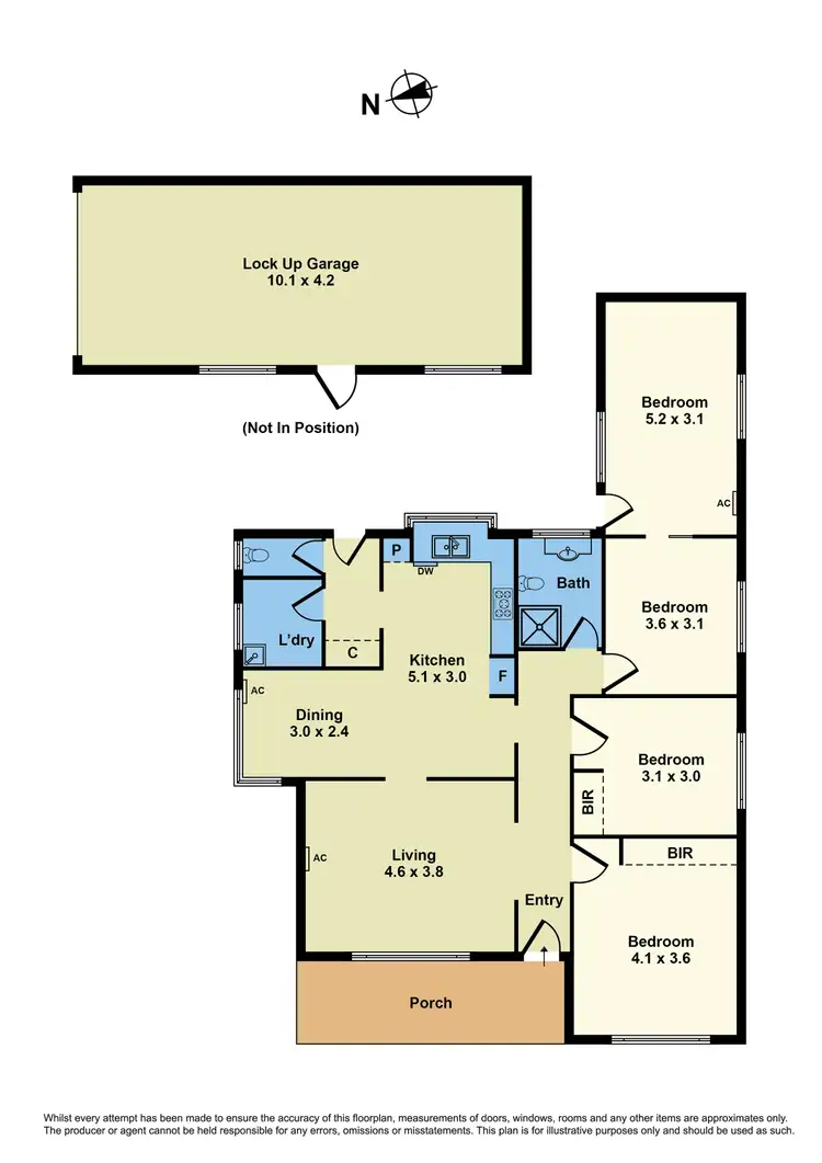 Floorplan of Homely house listing, 6 Camperdown Avenue, Sunshine North VIC 3020