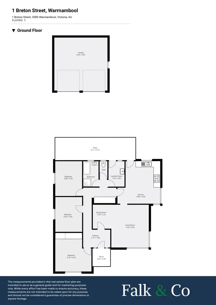 Floorplan of Homely house listing, 1 Breton Street, Warrnambool VIC 3280