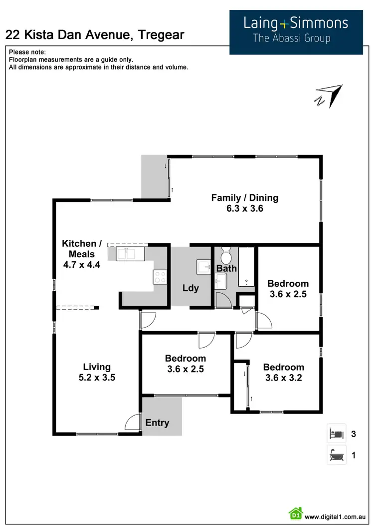 Floorplan of Homely house listing, 22 Kista Dan Avenue, Tregear NSW 2770