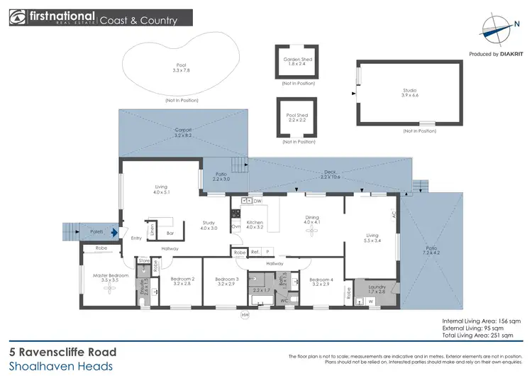 Floorplan of Homely house listing, 5 Ravenscliffe Road, Shoalhaven Heads NSW 2535