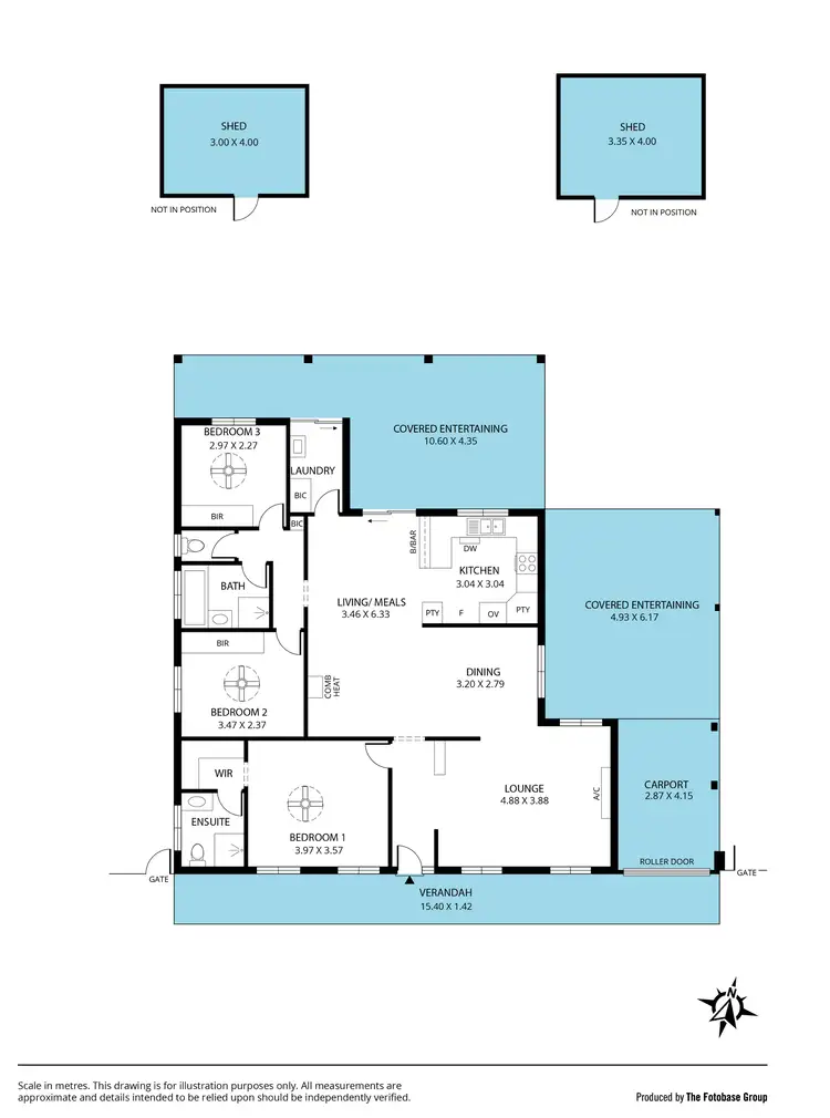 Floorplan of Homely house listing, 381 Honeypot Road, Hackham West SA 5163