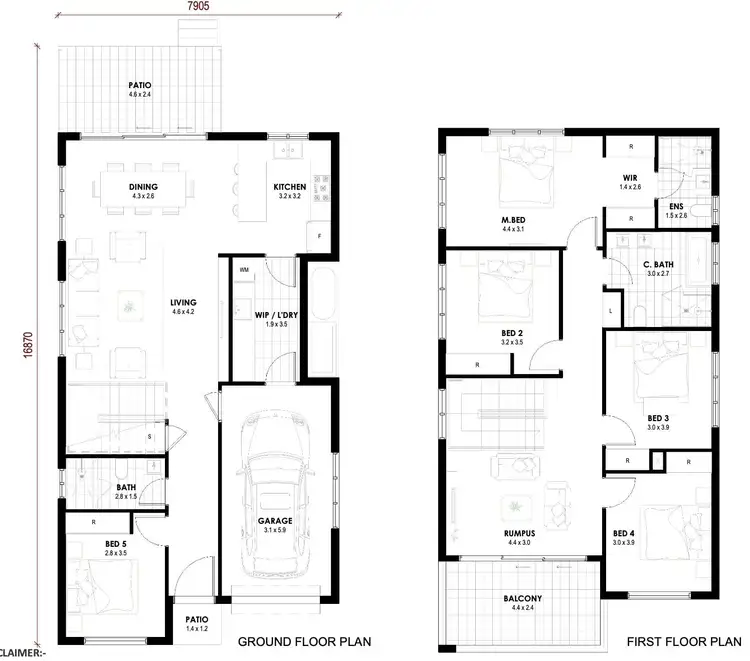 Floorplan of Homely house listing, 19 Pecan Crescent, Riverstone NSW 2765