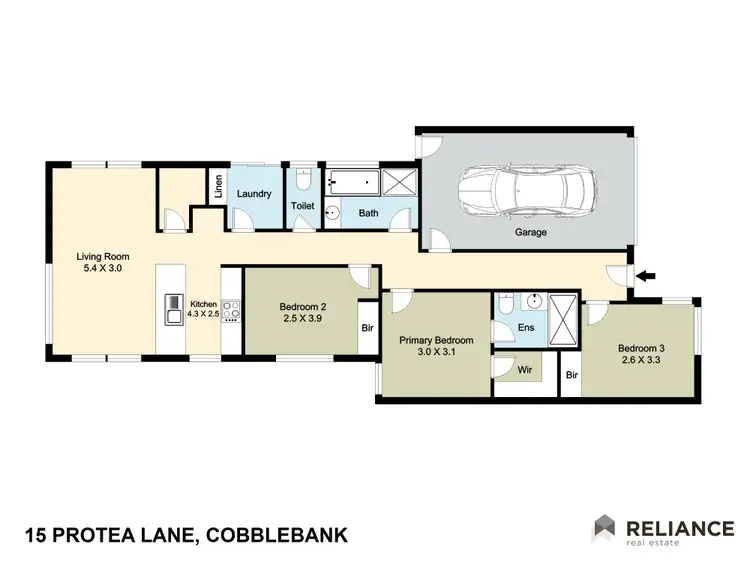 Floorplan of Homely house listing, 15 Protea Lane, Cobblebank VIC 3338