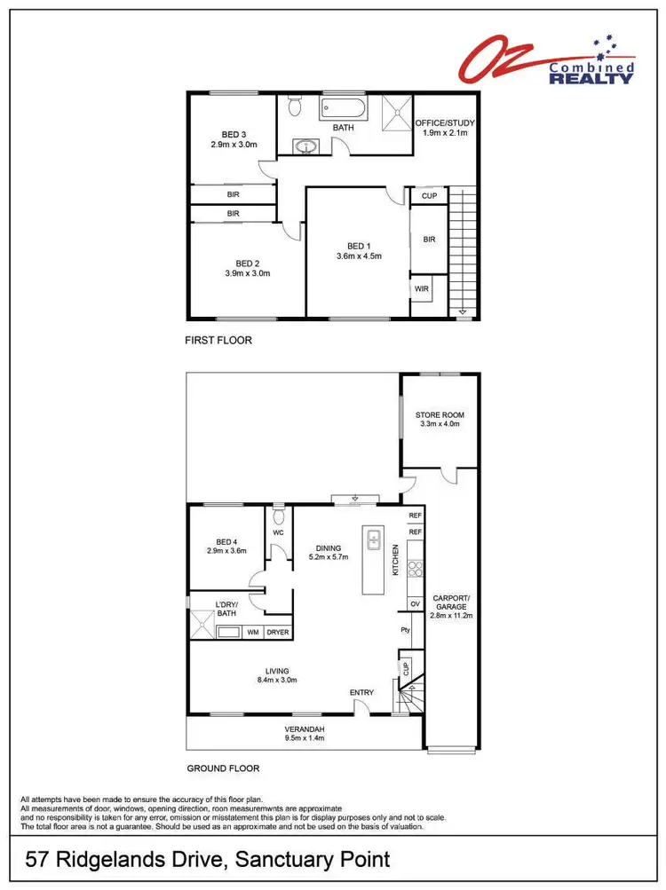 Floorplan of Homely house listing, 57 Ridgelands Drive, Sanctuary Point NSW 2540