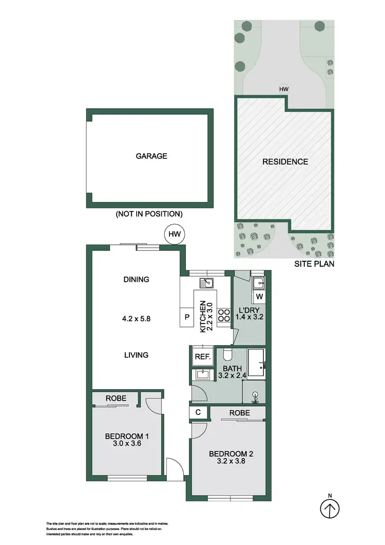Floorplan of Homely unit listing, 4/3 Banksia Place, Rosebud VIC 3939