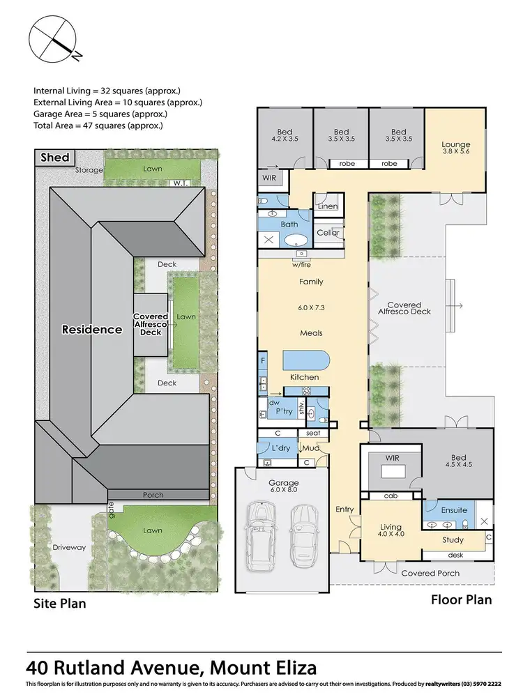 Floorplan of Homely house listing, 40 Rutland Avenue, Mount Eliza VIC 3930