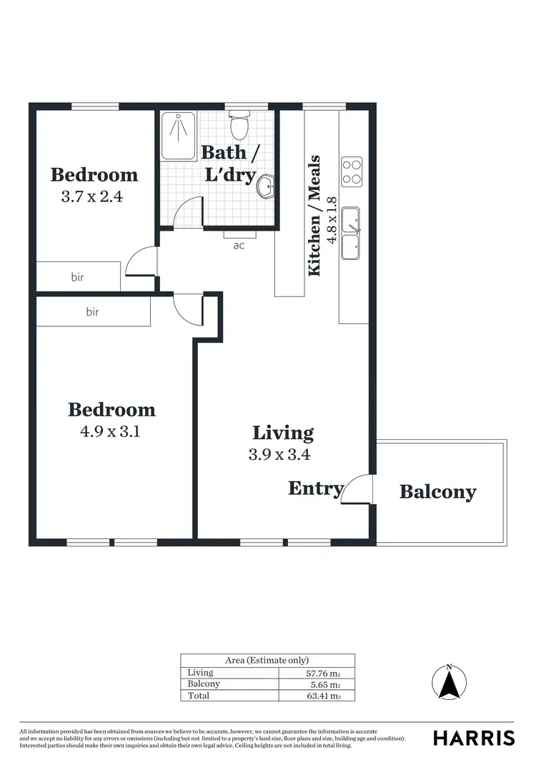 Floorplan of Homely unit listing, 42/87 Mary Street, Unley SA 5061