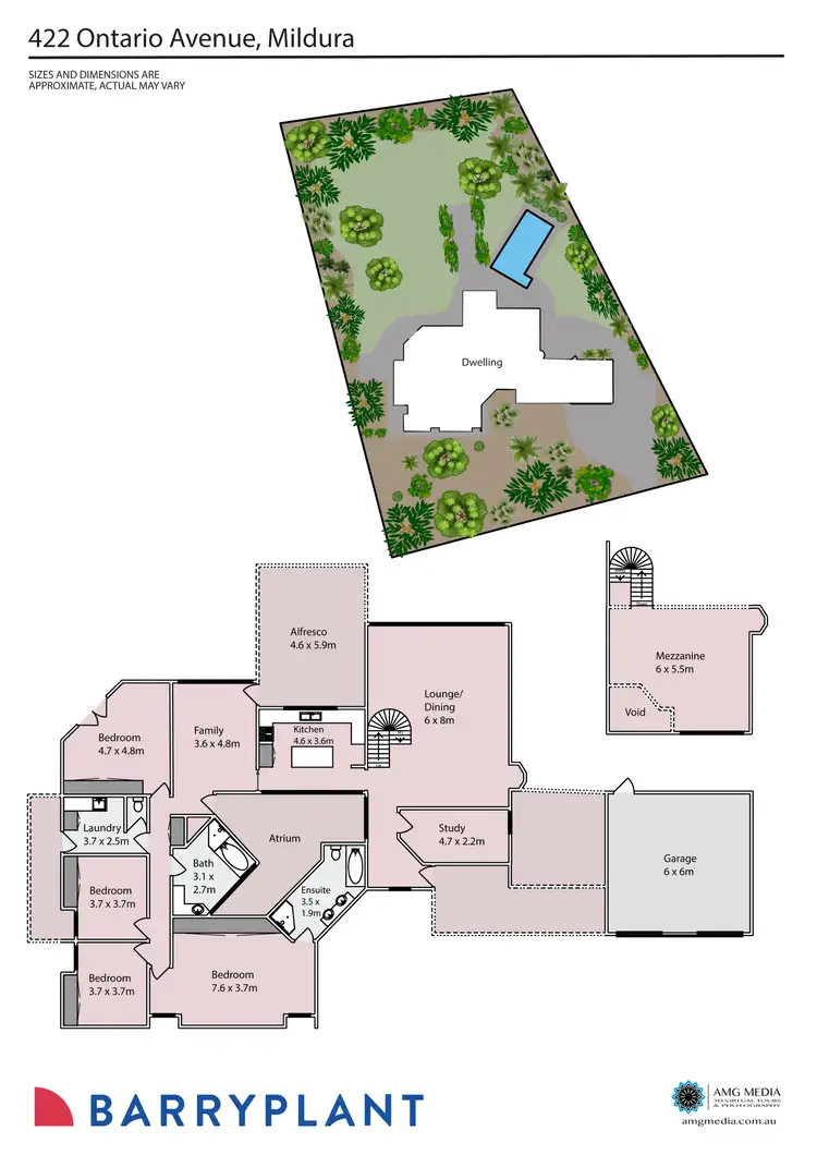 Floorplan of Homely house listing, 422 Ontario Avenue, Mildura VIC 3500
