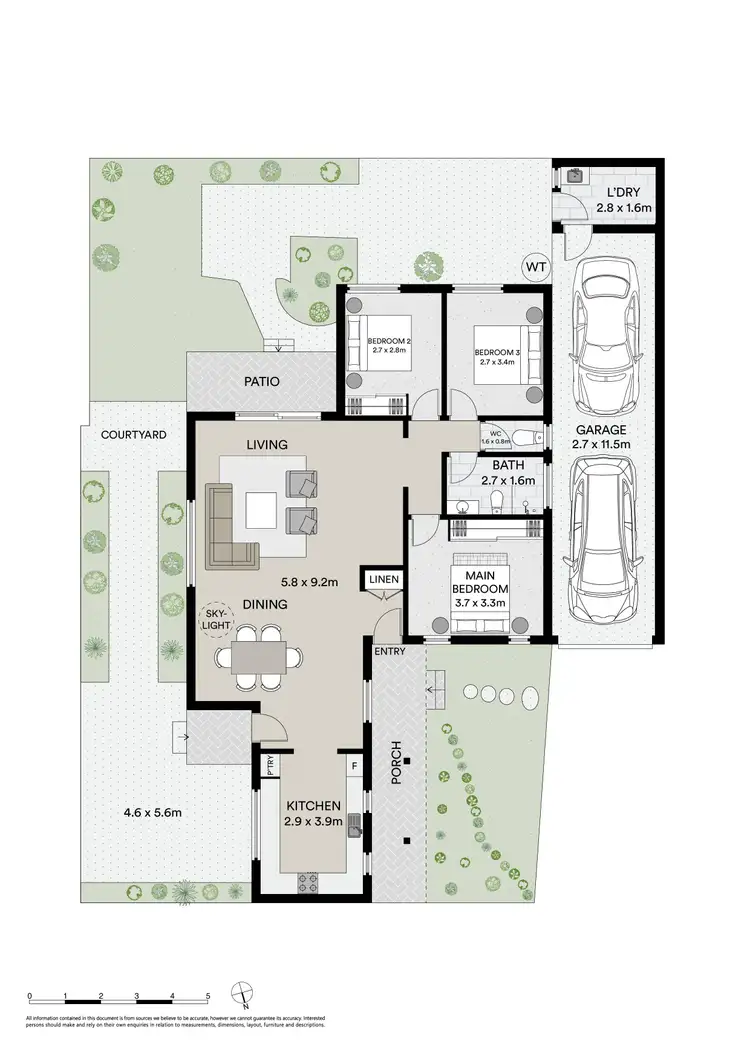 Floorplan of Homely villa listing, 6/13 Horbury Street, Sans Souci NSW 2219