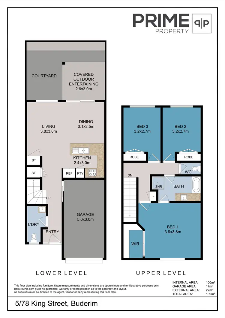 Floorplan of Homely unit listing, 5/78 King Street, Buderim QLD 4556