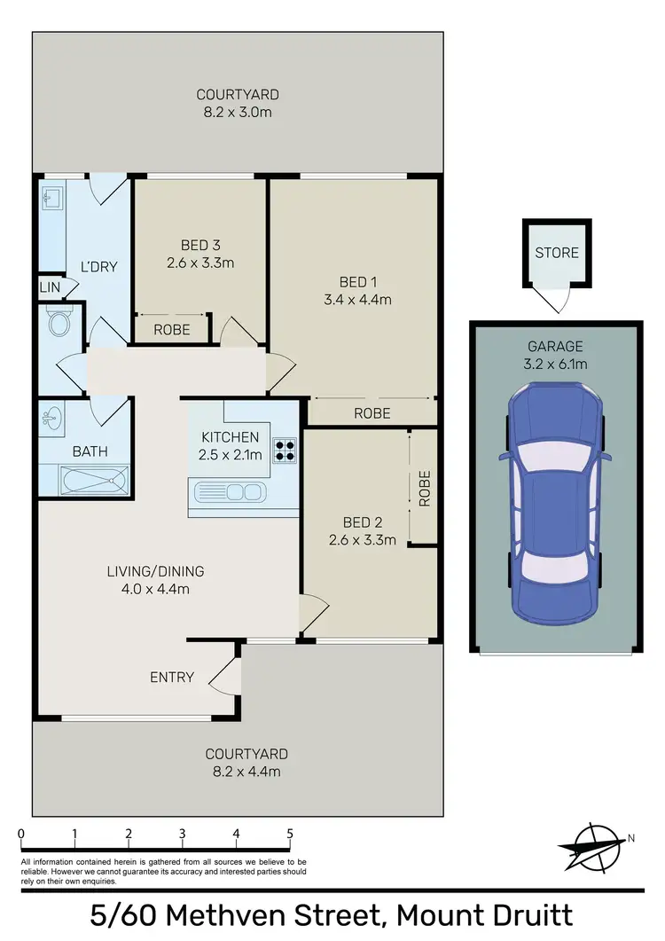 Floorplan of Homely villa listing, 5/60 Methven Street, Mount Druitt NSW 2770