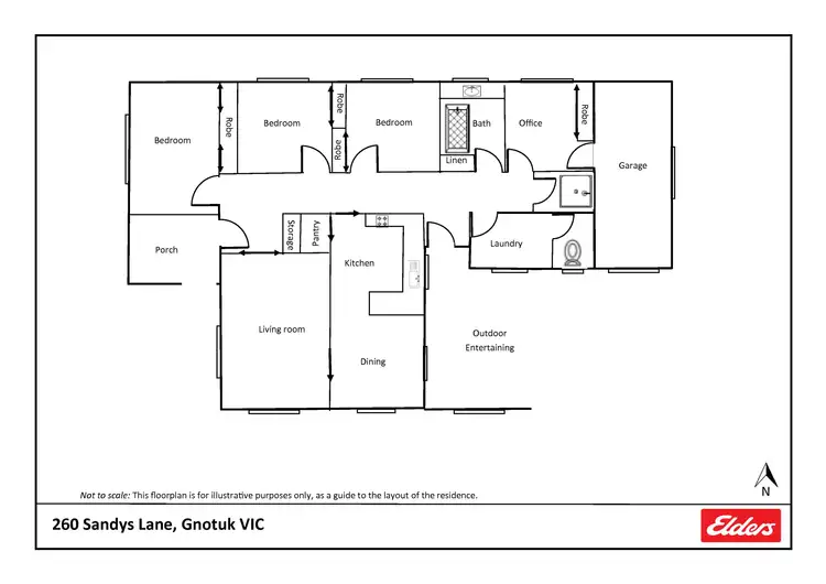 Floorplan of Homely rural property listing, 260 Sandys Lane, Gnotuk VIC 3260