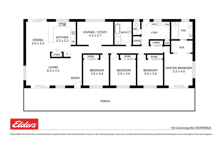 Floorplan of Homely house listing, 136 Coowonga Road, Coowonga QLD 4702