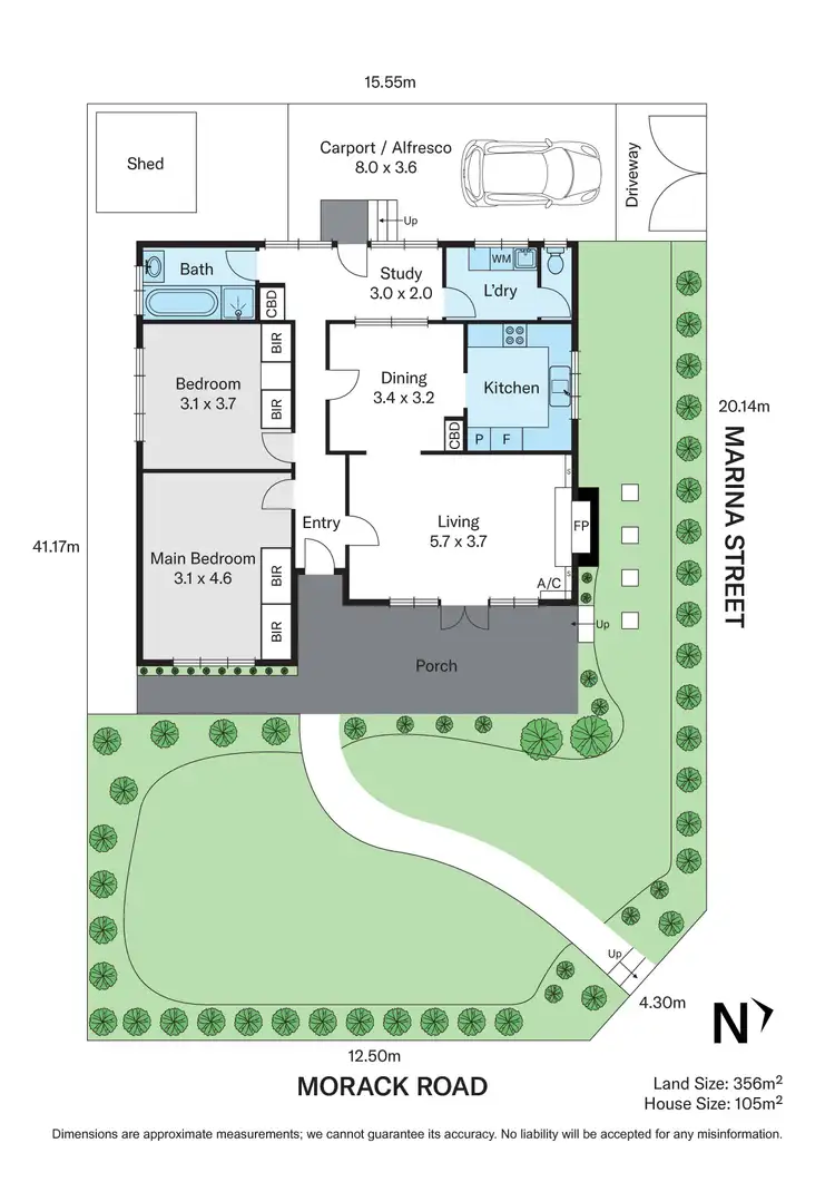 Floorplan of Homely house listing, 26 Morack Road, Vermont VIC 3133
