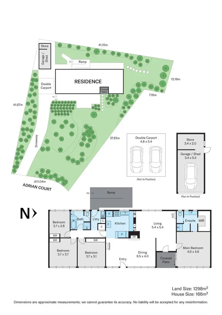 Floorplan of Homely house listing, 16 Adrian Court, Heathmont VIC 3135