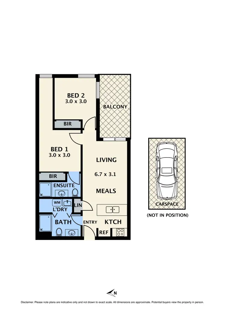 Floorplan of Homely apartment listing, 405/2 Plenty Road, Preston VIC 3072
