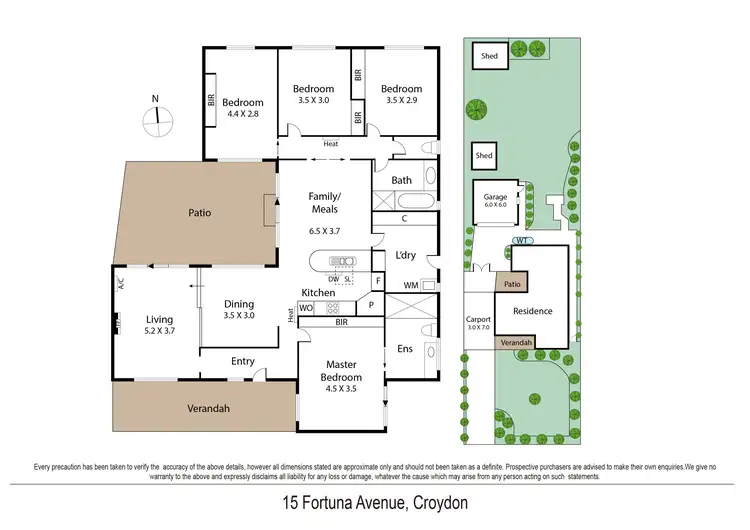 Floorplan of Homely house listing, 15 Fortuna Avenue, Croydon VIC 3136