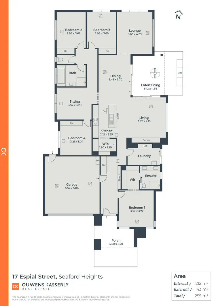Floorplan of Homely house listing, 17 Espial Street, Seaford Heights SA 5169