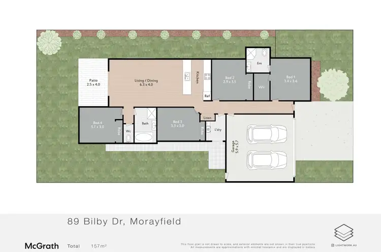 Floorplan of Homely house listing, 89 Bilby Drive, Morayfield QLD 4506