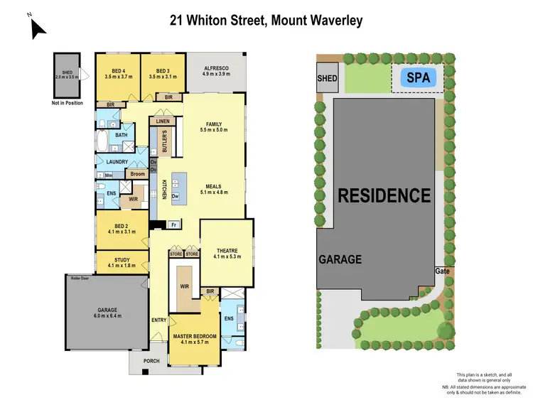 Floorplan of Homely house listing, 21 Whiton Street, Mount Waverley VIC 3149