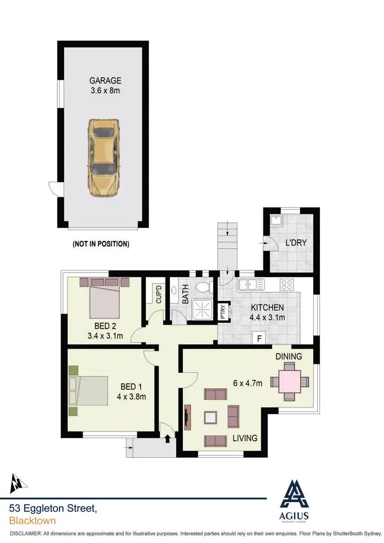 Floorplan of Homely house listing, 53 Eggleton Street, Blacktown NSW 2148