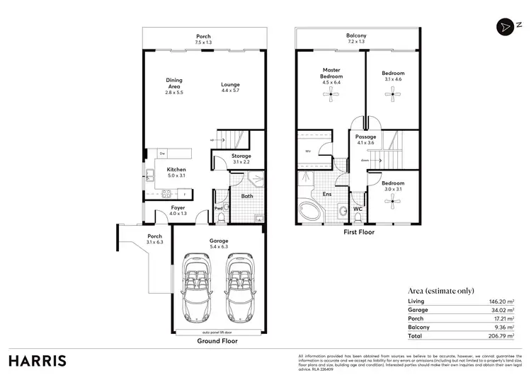 Floorplan of Homely house listing, 2/6 Island Drive, Port Lincoln SA 5606