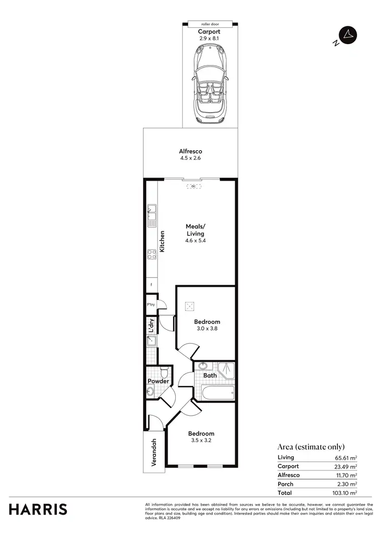 Floorplan of Homely house listing, 15 MacKenzie Circuit, Mawson Lakes SA 5095