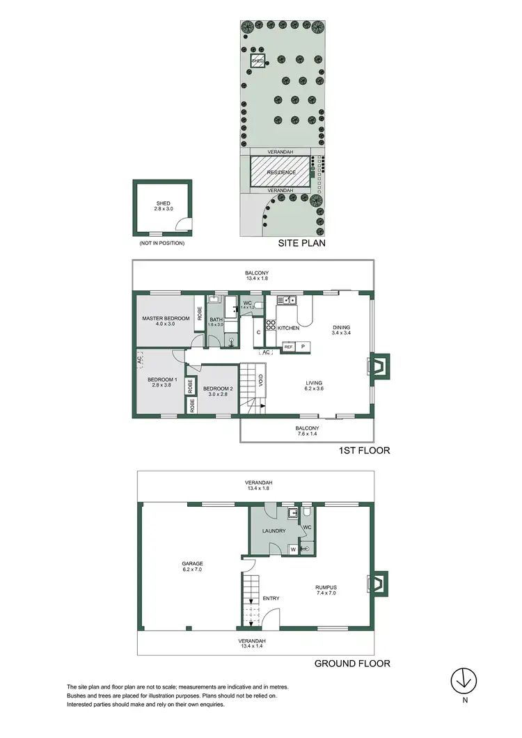 Floorplan of Homely house listing, 14 Buckley Street, Safety Beach VIC 3936