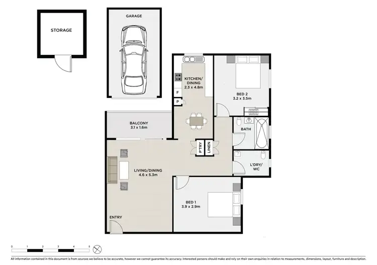 Floorplan of Homely unit listing, 3/112-114 O'Connell Street, North Parramatta NSW 2151