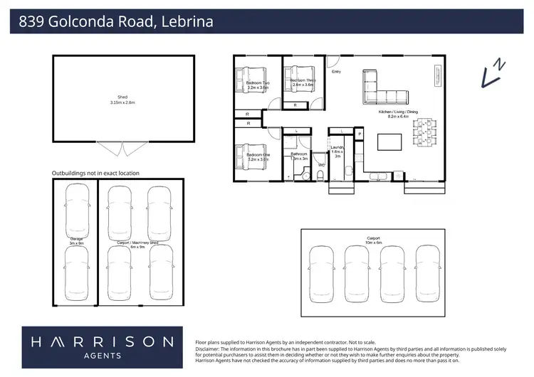 Floorplan of Homely house listing, 839 Golconda Road, Lebrina TAS 7254