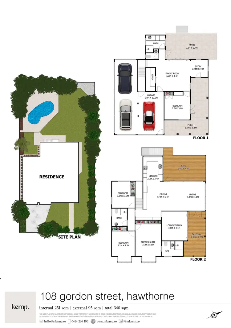 Floorplan of Homely house listing, 108 Gordon Street, Hawthorne QLD 4171