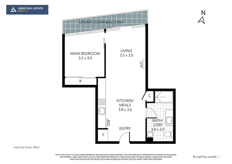 Floorplan of Homely apartment listing, 1311/565 Flinders Street, Melbourne VIC 3000