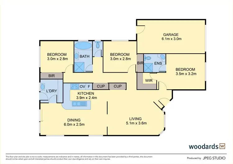 Floorplan of Homely unit listing, 1/10 Grace Street, St Albans VIC 3021