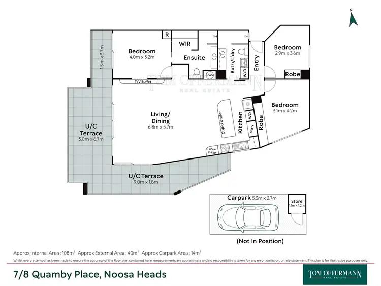 Floorplan of Homely unit listing, 7/8 Quamby Place, Noosa Heads QLD 4567