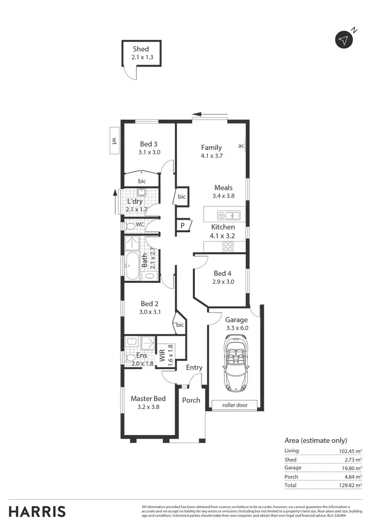 Floorplan of Homely house listing, 28 Tomnicstas Street, Munno Para West SA 5115