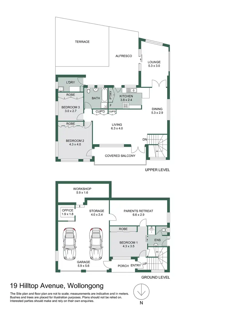 Floorplan of Homely house listing, 19 Hilltop Avenue, Wollongong NSW 2500