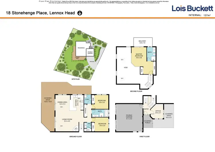 Floorplan of Homely house listing, 18 Stonehenge Place, Lennox Head NSW 2478