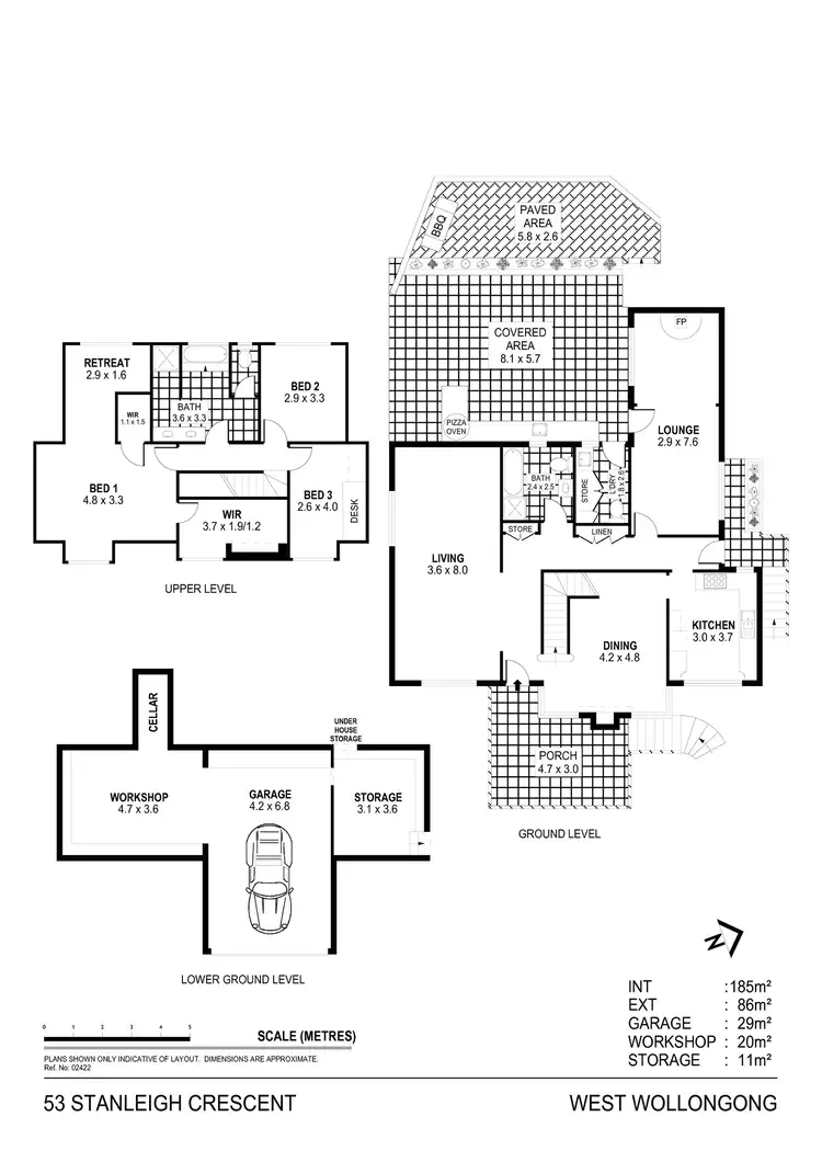 Floorplan of Homely house listing, 53 Stanleigh Crescent, West Wollongong NSW 2500